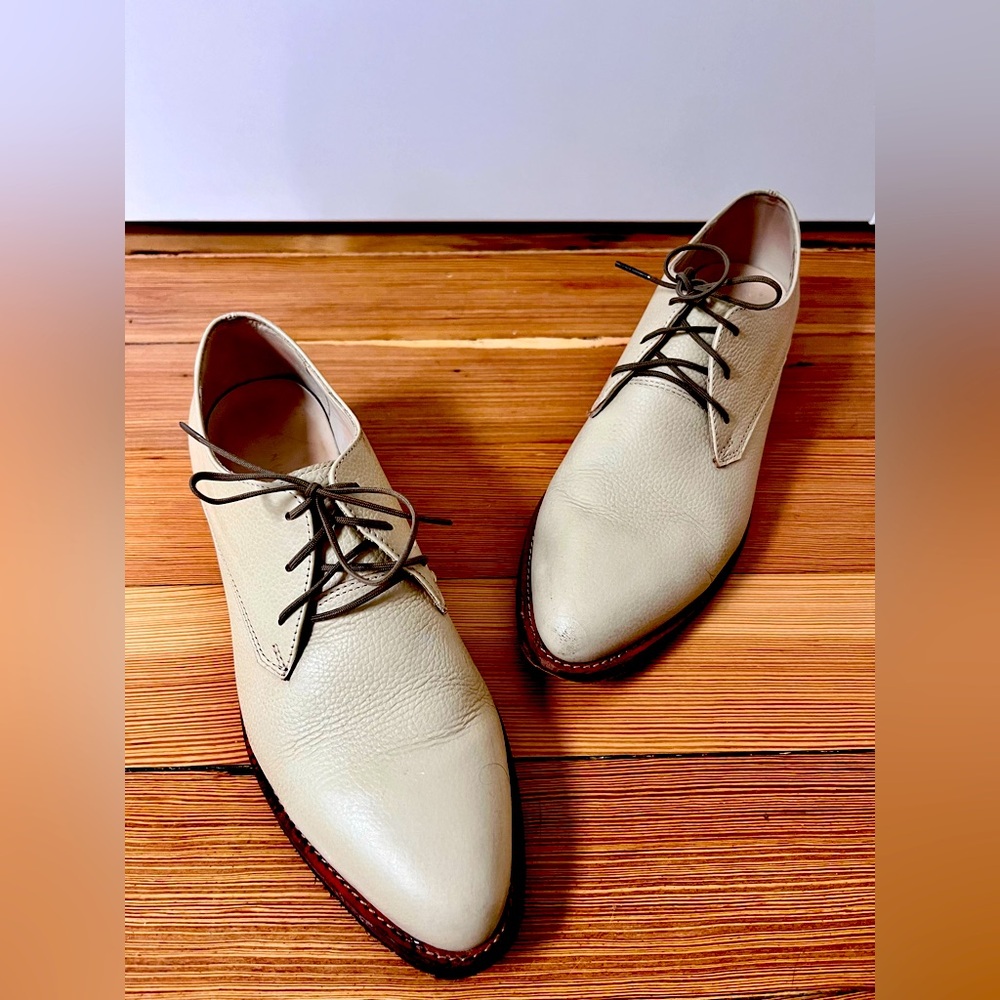 Nisolo James Oxfords women’s size 8 color: sand